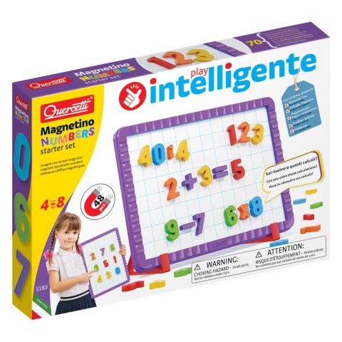 QUERCETTI TABLICA MAGNETYCZNA BASIC CYFRY 48 EL. QUERCETTI TABLICA MAGNETYCZNA BASIC CYFRY 48 EL.