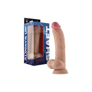 Shaft Model C 9.5 Inch Dong with Balls Pine - Silikonowe Dildo