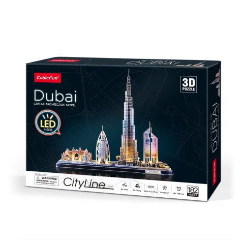CUBIC FUN PUZZLE 3D LED DUBAJ - L523H CUBIC FUN PUZZLE 3D LED DUBAJ - L523H