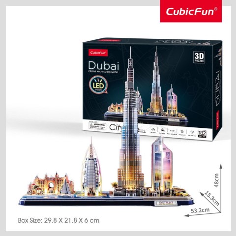 CUBIC FUN PUZZLE 3D LED DUBAJ - L523H CUBIC FUN PUZZLE 3D LED DUBAJ - L523H