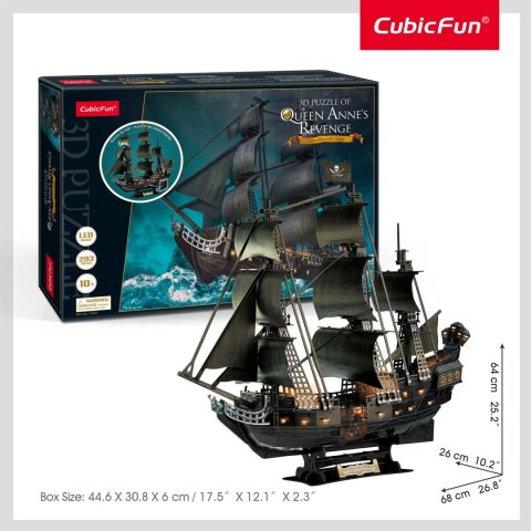 CUBIC FUN PUZZLE 3D LED ZEMSTA KRÓLOWEJ ANNY - L522H CUBIC FUN PUZZLE 3D LED ZEMSTA KRÓLOWEJ ANNY - L522H