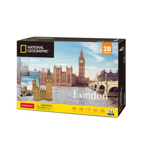 CUBIC FUN PUZZLE 3D NATIONAL GEOGRAPHIC BIG BEN CUBIC FUN PUZZLE 3D NATIONAL GEOGRAPHIC BIG BEN