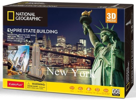 CUBIC FUN PUZZLE 3D NATIONAL GEOGRAPHIC EMPIRE STATE BUILDING - DS0977h CUBIC FUN PUZZLE 3D NATIONAL GEOGRAPHIC EMPIRE STATE BUILDING - DS0977h