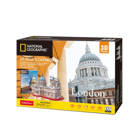 CUBIC FUN PUZZLE 3D NATIONAL GEOGRAPHIC KATEDRA ŚW PAWŁA - DS0991h CUBIC FUN PUZZLE 3D NATIONAL GEOGRAPHIC KATEDRA ŚW PAWŁA - DS0991h
