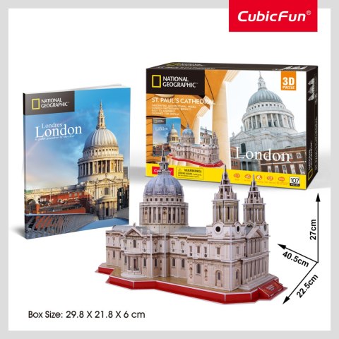 CUBIC FUN PUZZLE 3D NATIONAL GEOGRAPHIC KATEDRA ŚW PAWŁA - DS0991h CUBIC FUN PUZZLE 3D NATIONAL GEOGRAPHIC KATEDRA ŚW PAWŁA - DS0991h
