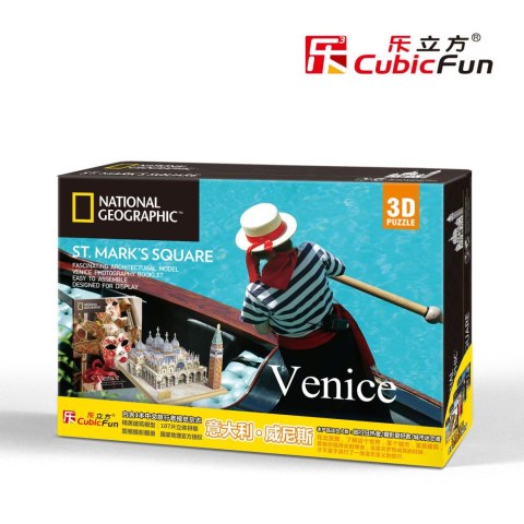 CUBIC FUN PUZZLE 3D NATIONAL GEOGRAPHIC WENECJA PLAC ŚWIĘTEGO MARKA CUBIC FUN PUZZLE 3D NATIONAL GEOGRAPHIC WENECJA PLAC ŚWIĘTEGO MARKA