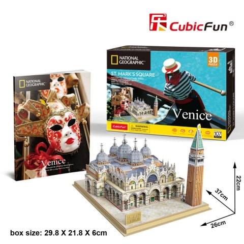 CUBIC FUN PUZZLE 3D NATIONAL GEOGRAPHIC WENECJA PLAC ŚWIĘTEGO MARKA CUBIC FUN PUZZLE 3D NATIONAL GEOGRAPHIC WENECJA PLAC ŚWIĘTEGO MARKA