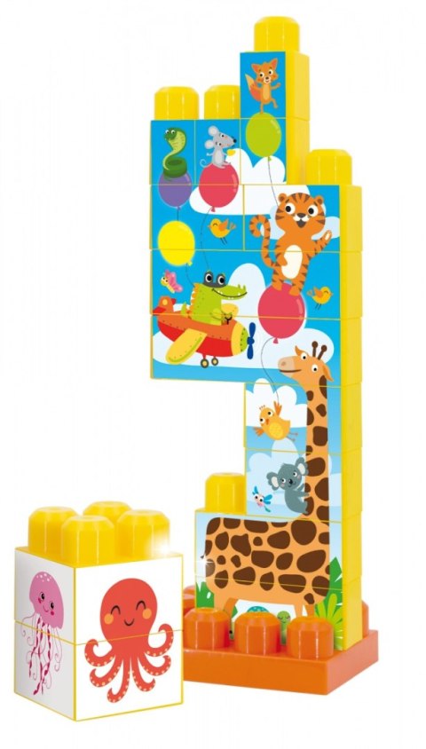 LISCIANI CAROTINA BABY KLOCKI Z OBRAZKAMI ZWIERZĘTA 15 EL. LISCIANI CAROTINA BABY KLOCKI Z OBRAZKAMI ZWIERZĘTA 15 EL.