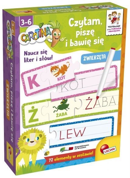 LISCIANI CAROTINA BAWIĘ SIĘ, CZYTAM I PISZĘ ZWIERZĘTA LISCIANI CAROTINA BAWIĘ SIĘ, CZYTAM I PISZĘ ZWIERZĘTA