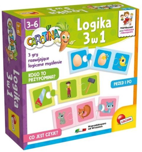 LISCIANI CAROTINA LOGIKA 3 W 1 LISCIANI CAROTINA LOGIKA 3 W 1