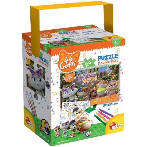 LISCIANI PUZZLE Z RĄCZKĄ MINI 44 KOTY LISCIANI PUZZLE Z RĄCZKĄ MINI 44 KOTY