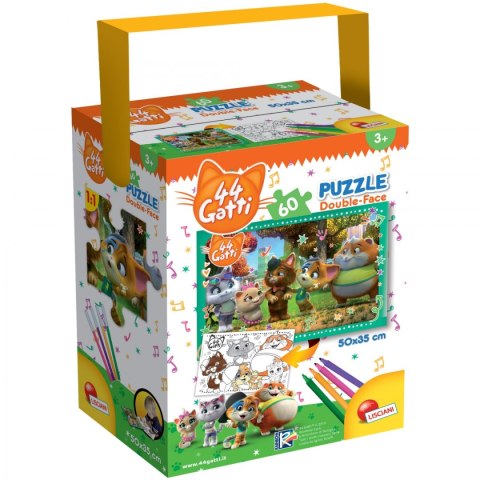 LISCIANI PUZZLE Z RĄCZKĄ MINI 44 KOTY LISCIANI PUZZLE Z RĄCZKĄ MINI 44 KOTY