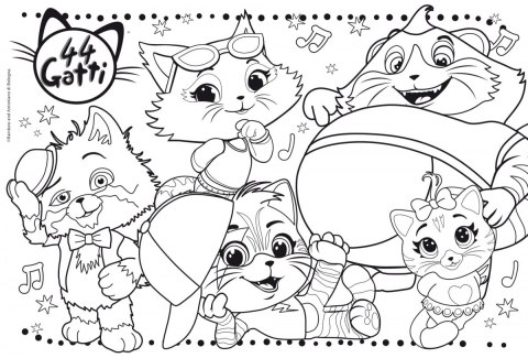 LISCIANI PUZZLE Z RĄCZKĄ MINI 44 KOTY LISCIANI PUZZLE Z RĄCZKĄ MINI 44 KOTY