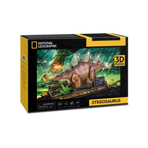 CUBIC FUN PUZZLE 3D NATIONAL GEOGRAPHIC STEGOZAUR CUBIC FUN PUZZLE 3D NATIONAL GEOGRAPHIC STEGOZAUR