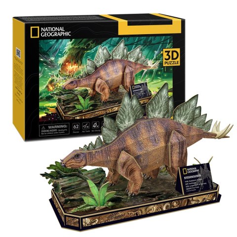 CUBIC FUN PUZZLE 3D NATIONAL GEOGRAPHIC STEGOZAUR CUBIC FUN PUZZLE 3D NATIONAL GEOGRAPHIC STEGOZAUR