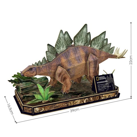 CUBIC FUN PUZZLE 3D NATIONAL GEOGRAPHIC STEGOZAUR CUBIC FUN PUZZLE 3D NATIONAL GEOGRAPHIC STEGOZAUR
