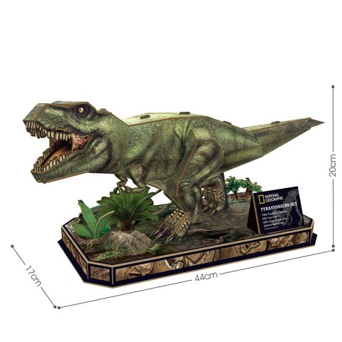 CUBIC FUN PUZZLE 3D NATIONAL GEOGRAPHIC T-REX CUBIC FUN PUZZLE 3D NATIONAL GEOGRAPHIC T-REX
