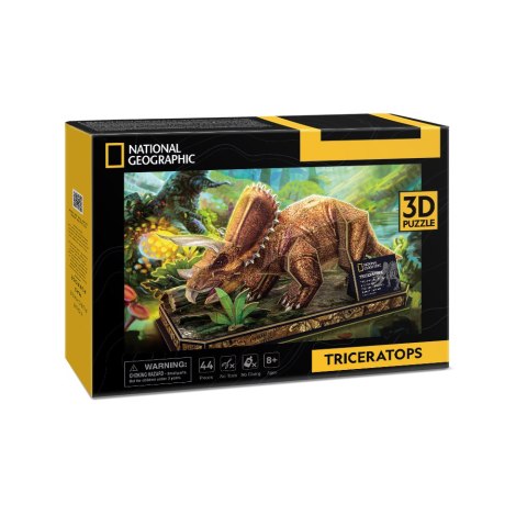 CUBIC FUN PUZZLE 3D NATIONAL GEOGRAPHIC TRICERATOPS CUBIC FUN PUZZLE 3D NATIONAL GEOGRAPHIC TRICERATOPS