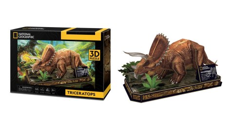CUBIC FUN PUZZLE 3D NATIONAL GEOGRAPHIC TRICERATOPS CUBIC FUN PUZZLE 3D NATIONAL GEOGRAPHIC TRICERATOPS