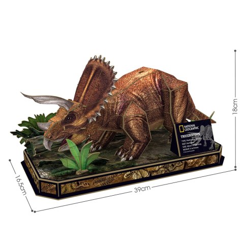 CUBIC FUN PUZZLE 3D NATIONAL GEOGRAPHIC TRICERATOPS CUBIC FUN PUZZLE 3D NATIONAL GEOGRAPHIC TRICERATOPS