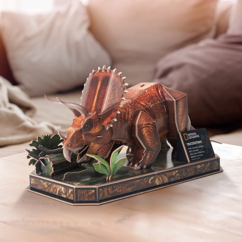 CUBIC FUN PUZZLE 3D NATIONAL GEOGRAPHIC TRICERATOPS CUBIC FUN PUZZLE 3D NATIONAL GEOGRAPHIC TRICERATOPS