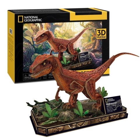 CUBIC FUN PUZZLE 3D NATIONAL GEOGRAPHIC WELOCIRAPTOR CUBIC FUN PUZZLE 3D NATIONAL GEOGRAPHIC WELOCIRAPTOR