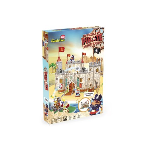 CUBIC FUN PUZZLE 3D ZAMEK PIRATÓW - P833h. CUBIC FUN PUZZLE 3D ZAMEK PIRATÓW - P833h.