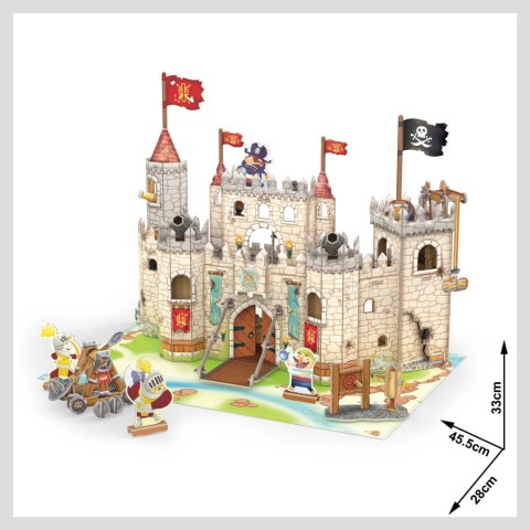 CUBIC FUN PUZZLE 3D ZAMEK PIRATÓW - P833h. CUBIC FUN PUZZLE 3D ZAMEK PIRATÓW - P833h.