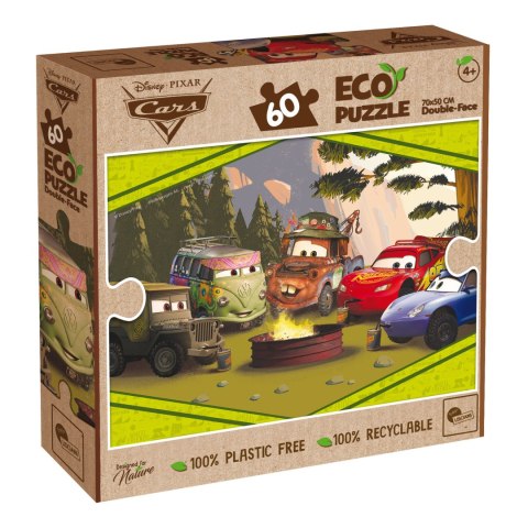 LISCIANI DISNEY PUZZLE EKO DWUSTRONNE AUTA 60 EL. LISCIANI DISNEY PUZZLE EKO DWUSTRONNE AUTA 60 EL.