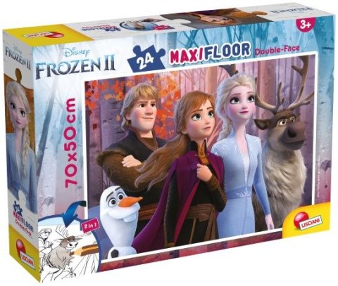 LISCIANI PUZZLE PODŁOGOWE MAXI DWUSTRONNE 24 EL. KRAINA LODU 2 LISCIANI PUZZLE PODŁOGOWE MAXI DWUSTRONNE 24 EL. KRAINA LODU 2