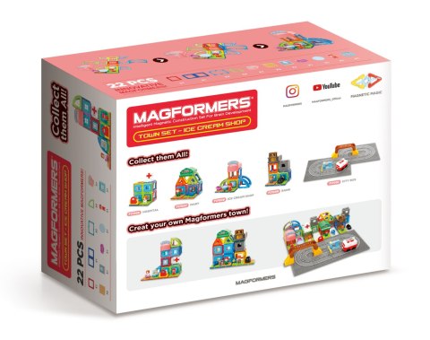 MAGFORMERS TOWN SET- LODZIARNIA 22 EL. MAGFORMERS TOWN SET- LODZIARNIA 22 EL.