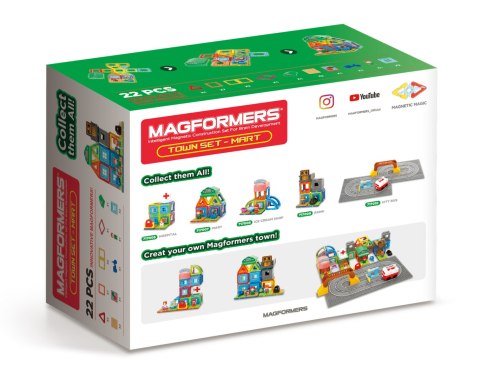 MAGFORMERS TOWN SET- SUPERMARKET 22 EL. MAGFORMERS TOWN SET- SUPERMARKET 22 EL.