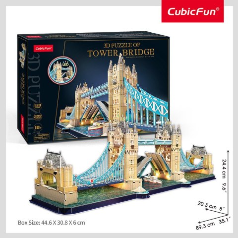 CUBIC FUN PUZZLE 3D TOWER BRIDGE LED- L531h CUBIC FUN PUZZLE 3D TOWER BRIDGE LED- L531h