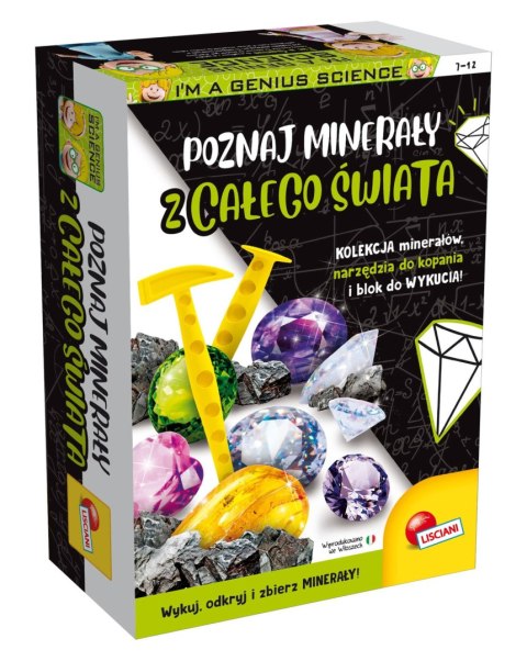 LISCIANI I"M A GENIUS POZNAJ MINERAŁY Z CAŁEGO ŚWIATA LISCIANI I"M A GENIUS POZNAJ MINERAŁY Z CAŁEGO ŚWIATA