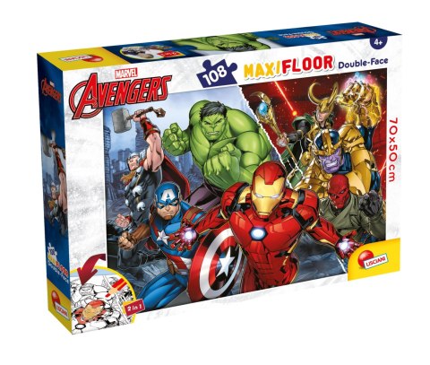 LISCIANI MARVEL PUZZLE DF MAXI FLOOR 108 AVENGERS LISCIANI MARVEL PUZZLE DF MAXI FLOOR 108 AVENGERS