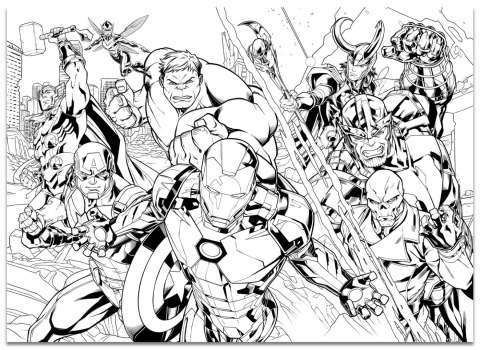 LISCIANI MARVEL PUZZLE DF MAXI FLOOR 108 AVENGERS LISCIANI MARVEL PUZZLE DF MAXI FLOOR 108 AVENGERS