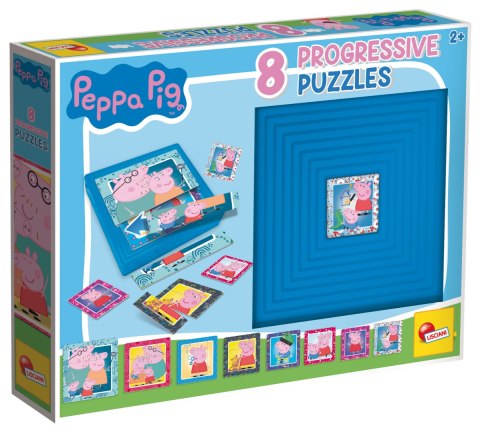 LISCIANI PUZZLE PROGRESYWNE 8 PEPPA PIG LISCIANI PUZZLE PROGRESYWNE 8 PEPPA PIG