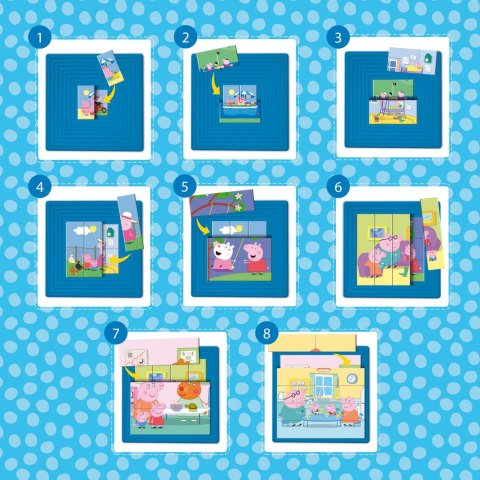 LISCIANI PUZZLE PROGRESYWNE 8 PEPPA PIG LISCIANI PUZZLE PROGRESYWNE 8 PEPPA PIG