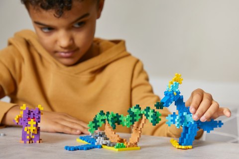 PLUS-PLUS NAUCZ SIĘ BUDOWAĆ DINOZAURY - 500 ELEMENTÓW