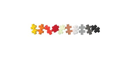 PLUS-PLUS PUZZLE BY NUMBER PRZYGODA- 250 ELEMENTÓW