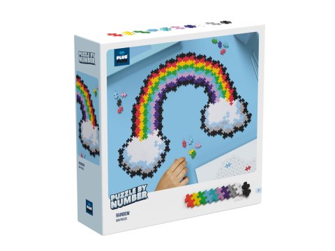 PLUS-PLUS PUZZLE BY NUMBER TĘCZA - 500 ELEMENTÓW PLUS-PLUS PUZZLE BY NUMBER TĘCZA - 500 ELEMENTÓW