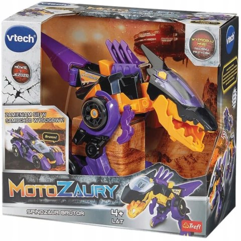 Zabawka interaktywna Motozaury, Spinozaur Brutor 2w1 samochód Vtech 61943 Zabawka interaktywna Motozaury, Spinozaur Brutor 2w1 samochód Vtech 61943