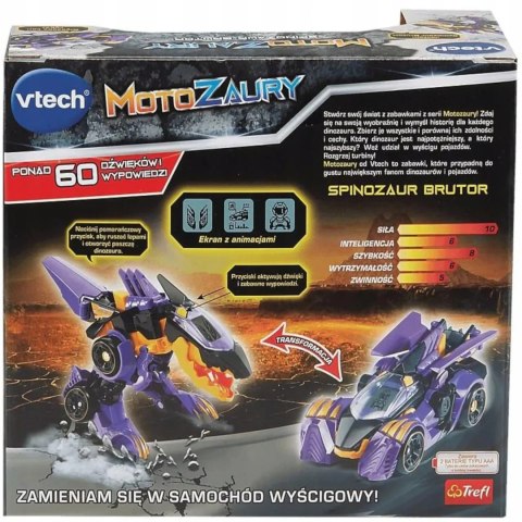 Zabawka interaktywna Motozaury, Spinozaur Brutor 2w1 samochód Vtech 61943 Zabawka interaktywna Motozaury, Spinozaur Brutor 2w1 samochód Vtech 61943
