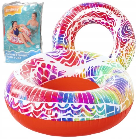 Bestway Kółko koło dmuchane kolorowe 91cm 36084C Bestway Kółko koło dmuchane kolorowe 91cm 36084C