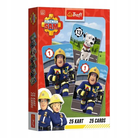 Karty Piotruś Strażak Sam Fireman Sam +4 Trefl 08505 Karty Piotruś Strażak Sam Fireman Sam +4 Trefl 08505