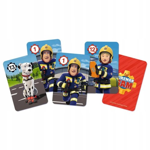 Karty Piotruś Strażak Sam Fireman Sam +4 Trefl 08505 Karty Piotruś Strażak Sam Fireman Sam +4 Trefl 08505