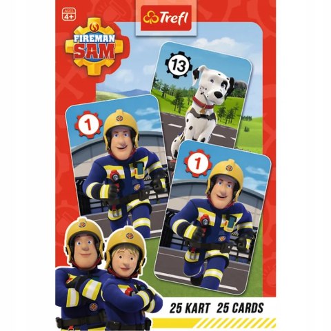 Karty Piotruś Strażak Sam Fireman Sam +4 Trefl 08505 Karty Piotruś Strażak Sam Fireman Sam +4 Trefl 08505