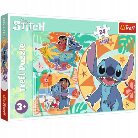 Puzzle 24 Maxi 24 el. Wesoły dzień Lilo & Stitch Disney Trefl 14365 Puzzle 24 Maxi 24 el. Wesoły dzień Lilo & Stitch Disney Trefl 14365