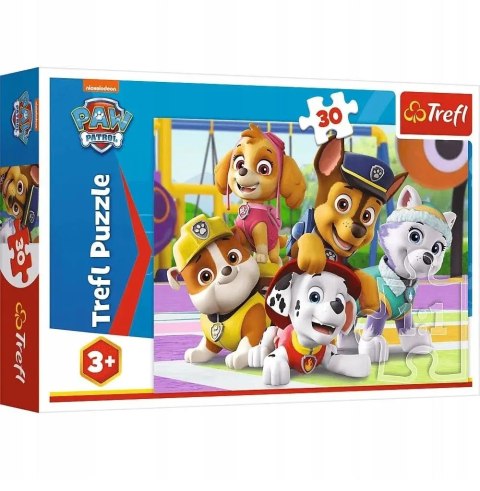 Puzzle 30 el. Psi Patrol zawsze na czas Trefl 18286 Puzzle 30 el. Psi Patrol zawsze na czas Trefl 18286