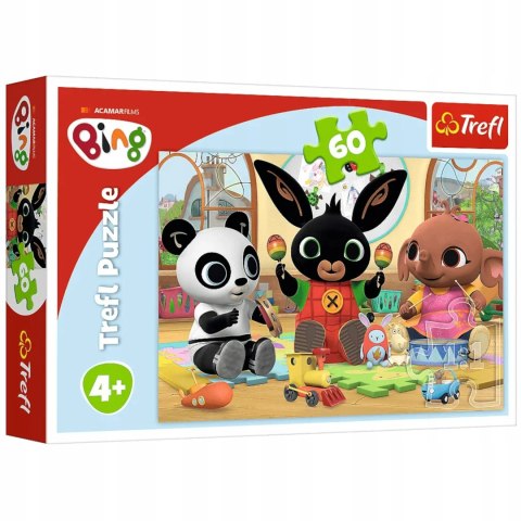 Puzzle Bing 60 el. W rytmie Binga Trefl 17342 Puzzle Bing 60 el. W rytmie Binga Trefl 17342